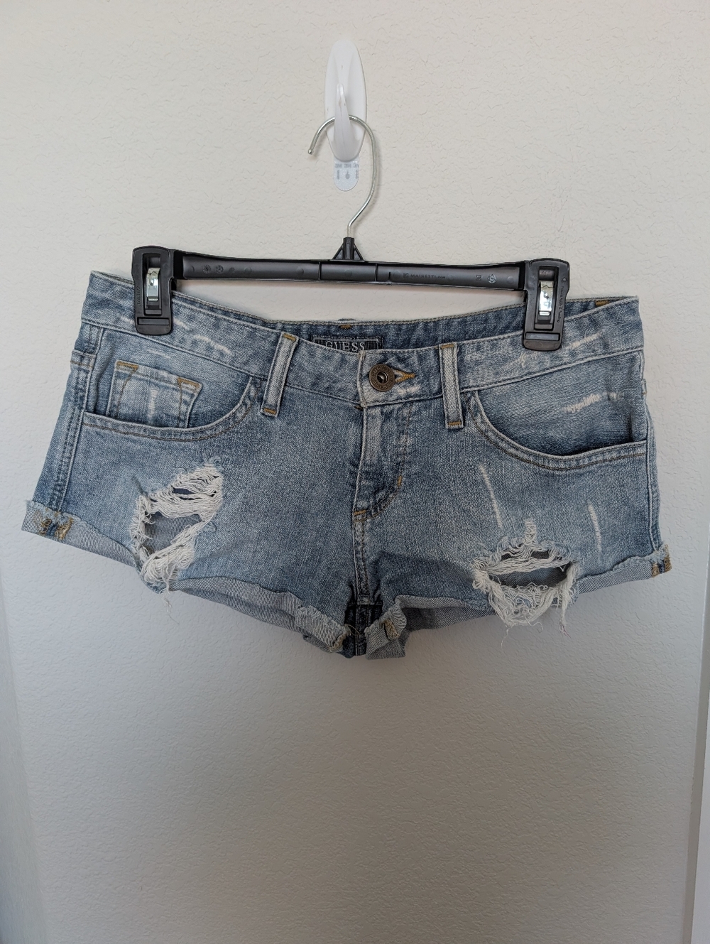 Guess Distressed Jean Shorts